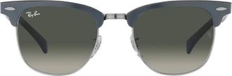Ray-Ban Clubmaster Aluminum Grey Gradient Square Unisex Sunglasses RB3507 924871 51