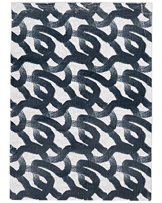 Linon Motif Printed Soft Sketch Area Rug
