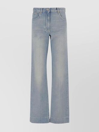 Valentino straight trousers with pockets and belt loops