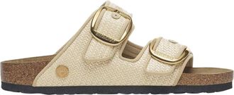 Birkenstock Arizona Big Buckle Raffia Sandals