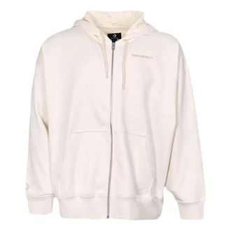 Converse (WMNS) Converse Oversized Full-Zip Hoodie Off White 10024532-A01