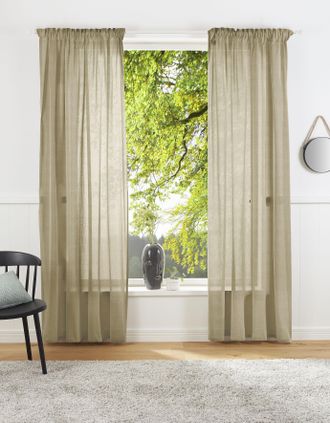 LeGer Home by Lena Gercke Vorhang »Lanea« Multifunktionsband 1 Stk. tlg. Leinenoptik, 1 Schal, verschiedene Grössen