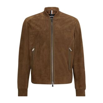 HUGO BOSS Heren, Jassen, Bruin, Maat: 2XL Su&egrave;de