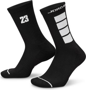 Nike Jordan Everyday Crew Socks (1 Pair) in Black | IB0828-010