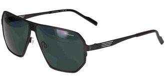 Jaguar 37824 Polarized 4200 Mens Sunglasses Black Size 62
