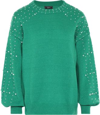 Faina trui met parels Dames groente