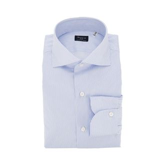 Finamore Milano cotton shirt with striped motif Man 39