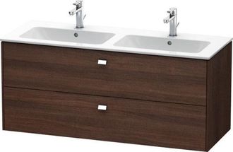 Duravit Mueble Bajo Lavabo Brioso 553x1290x479mm Garra De Cromo Casta&ntilde;o. Oscuro