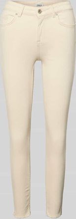 Only Skinny Fit Jeans aus Baumwoll-Mix Modell BLUSH in Ecru, Gr&ouml;&szlig;e XL/30