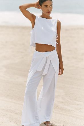 L*Space Rylee Linen Blend Wide Leg Pants