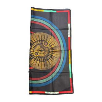 Gattinoni Silky Scarves, female, Multicolor, Size: ONE SIZE Black Scarves & Shawls Aikkp0001Wkak01