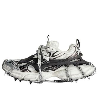 Balenciaga (WMNS) Balenciaga 3XL Ski Sneakers White Black Mesh 766033W3XR39710