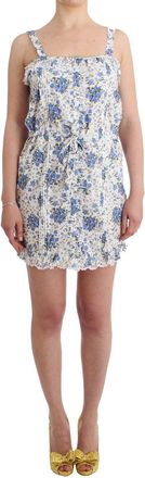 Ermanno Scervino Beachwear Floral Beach Mini Dress Womens Short