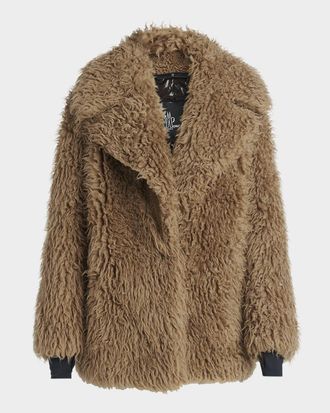 Moncler Malenco Faux Fur Jacket