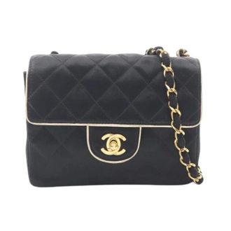 Chanel Pre-owned Vintage Schoudertas - Dames - Pre-owned - Zwart - Maat: ONE Size Leer