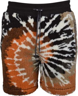 Amiri Tie-dye Fleece Short - Heren - Strandmode - Veelkleurig - L - Katoen - Badmode