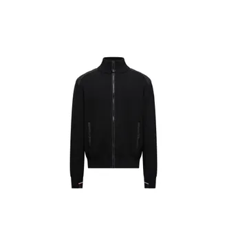 Moncler Moncler Wool Blend Padded Zip-up Cardigan, Men, Black, Size: Xxl