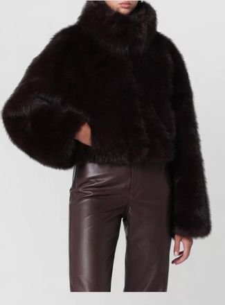 Rotate faux fur jacket