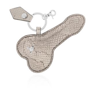 Vivienne Westwood Bag Accessories, unisex, Gray, Size: ONE SIZE Leather Keyring