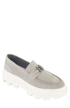 Karl Lagerfeld Bit Loafer in Light Grey at Nordstrom Rack, Size 11.5