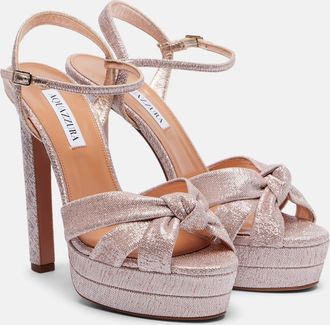 Aquazzura Nina 130 platform sandals