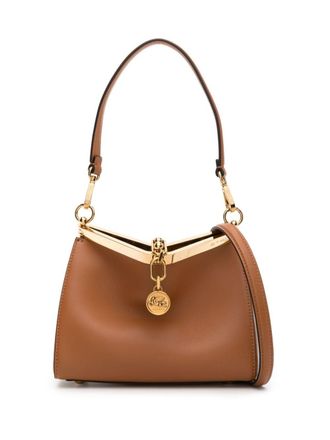 Etro Vela leather shoulder bag - Brown