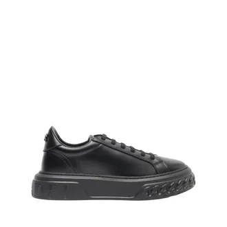 Casadei Sneakers, female, Black, Size: 9 1/2 US Off Road Leather Sneakers