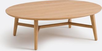 La Redoute Interieurs Ovale salontafel, eikenfineer, Yvan