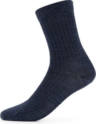 Stoic Merino Basic Rib Socks Classic Multifunktionssocken - Unisex | blau
