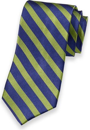Paul Fredrick Stripe Woven Silk Tie