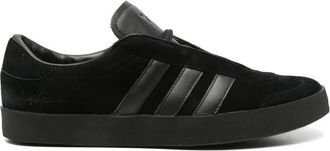 Yohji Yamamoto Schoenen, Heren, Zwart, 43 1/2 EU, Leer, Gazelle Veterschoenen