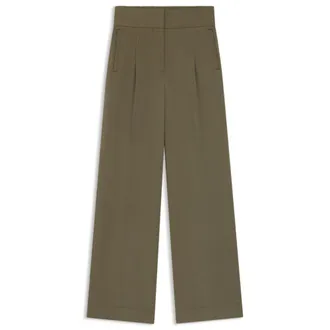 BOSS Straight-fit pants with pleat front