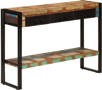 vidaXL Vidaxl - Tavolo Consolle 110x30x76 cm in Legno Massello Riciclato