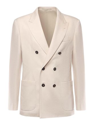 Eleventy Double-Breasted Wool Jacket