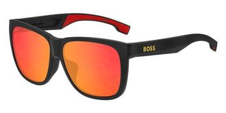 BOSS Boss 1453/F/S Asian Fit PGC/UZ Mens Sunglasses Black Size 61