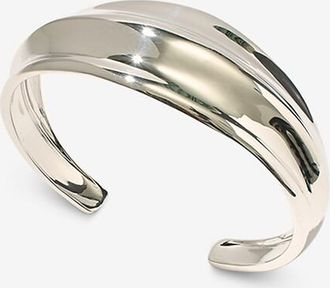 Otiumberg Armreif aus Silber Wave