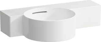 Laufen Laufen - Val Lavabo Con Enjuague Manual, Sin Agujero Para Grifo