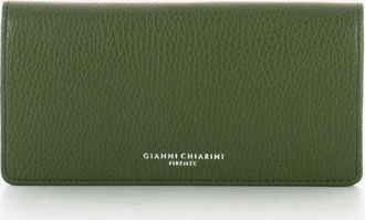 Gianni Chiarini Portafoglio large Grain in pelle deep fir
