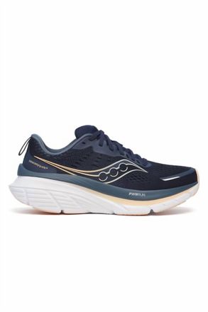 Saucony Womens Guide 18 Running Shoes In Navy/apricot