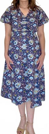 Meraki Selene Dress In Blue