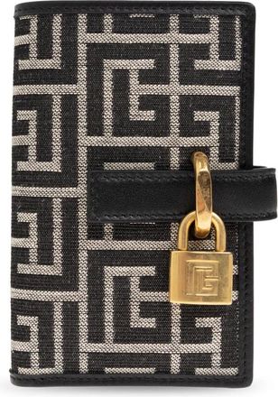 Balmain Wallets & Cardholders, male, Black, Size: ONE SIZE Monogram Wallet