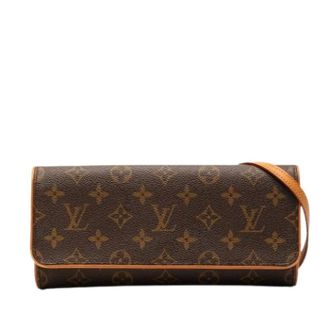 Louis Vuitton Pre-owned Clutches, female, Brown, Size: ONE SIZE Pre-owned Pochette Twin GM