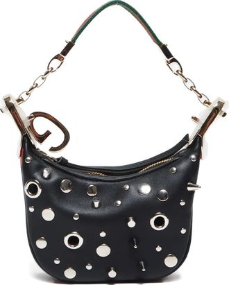 Gucci Borsa a spalla mini con borchie 2020-2024 - Nero