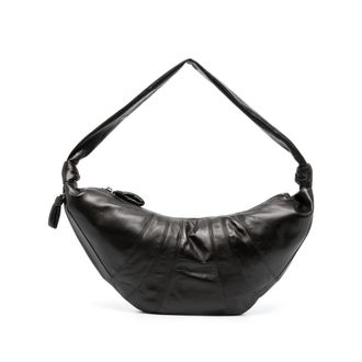Christophe Lemaire Large Croissant Leather Shoulder Bag