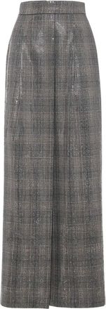 Brunello Cucinelli Gonna con paillettes - Grigio