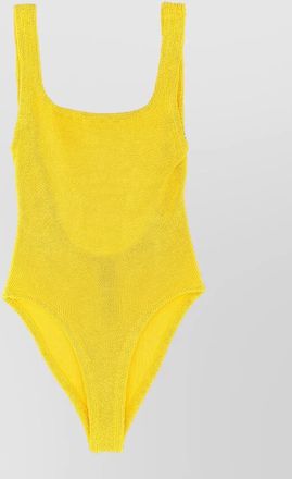 Hunza G square neck one-piece swimsuit