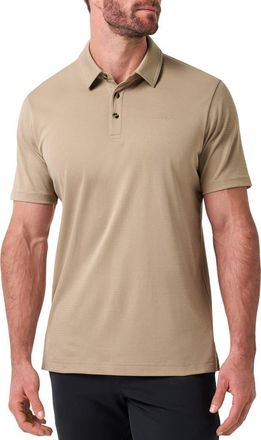 Travis Mathew The Zinna 2.0 Polo Shirt in Weathered Teak at Nordstrom, Size Xx-Large