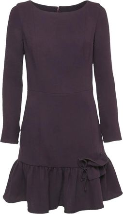 Ingie Paris Abito con ruches - Viola