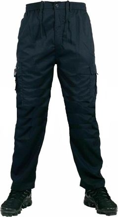 Generic Mens Multi Pockets Trousers Elasticated Work Cargo Combat Lightweight Bottoms Pants (as8, Alpha, xx_l, Regular, Regular, 211 - Navy)