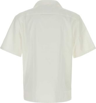Prada Mens Poplin Shirt White Trochusniloticus